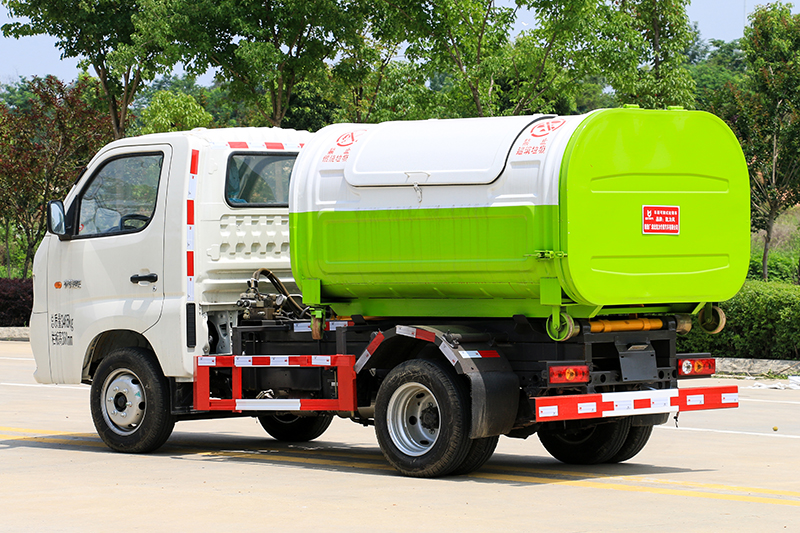 (藍牌)福田祥菱勾臂垃圾車(3方)