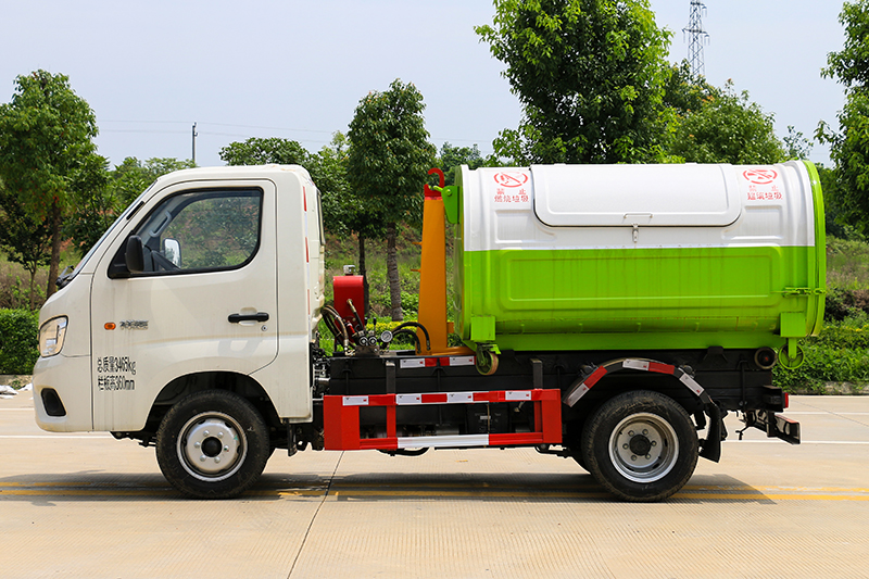 (藍牌)福田祥菱勾臂垃圾車(3方)