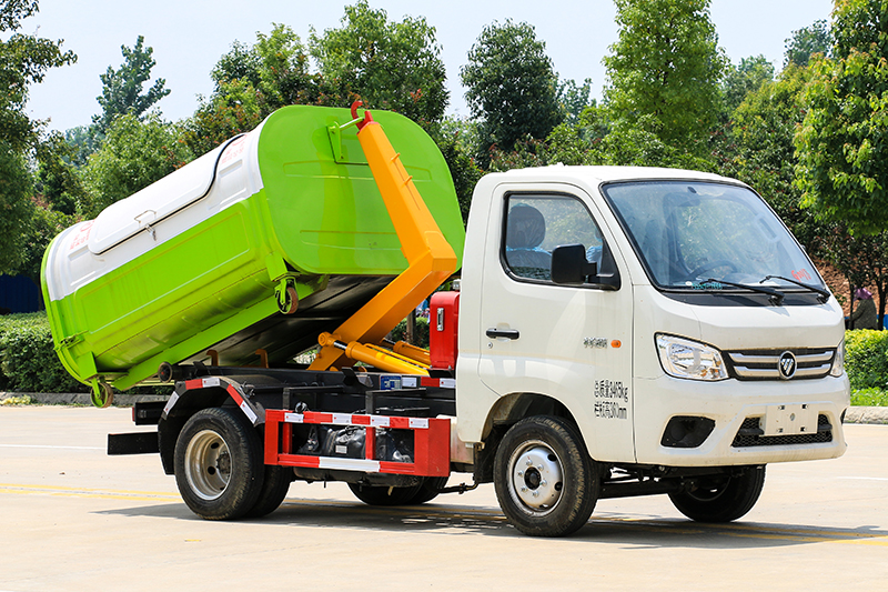 (藍牌)福田祥菱勾臂垃圾車(3方)