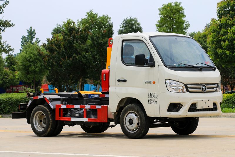 (藍牌)福田祥菱勾臂垃圾車(3方)