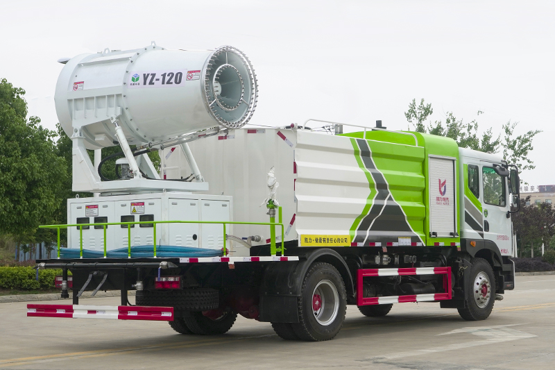 東風(fēng)D9抑塵車(chē)（方罐）（11.5方）（30~100米霧炮）